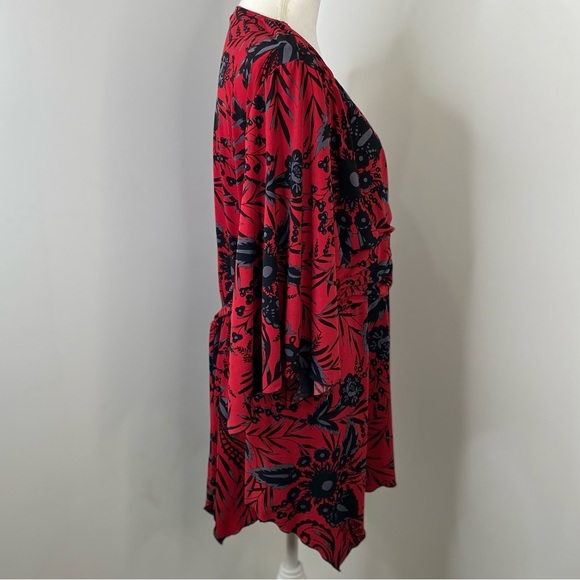 J.T.B Woman Kimono Wrap Style Tunic - Picture 2 of 9